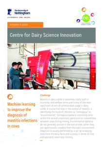 Centre for Diary Science Innovation | Machine Learning